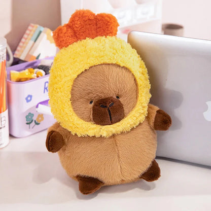 Chubby Capybara Plushie With Hat