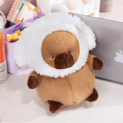 Chubby Capybara Plushie With Hat