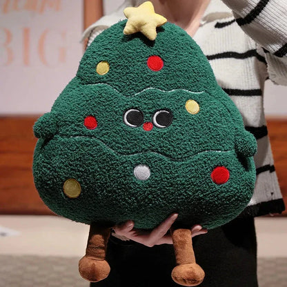 Chubby Christmas Tree Reindeer Santa Snowman Plushies