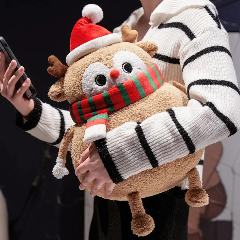 Chubby Christmas Tree Reindeer Santa Snowman Plushies