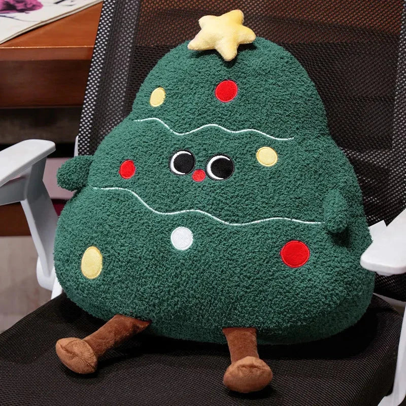 Chubby Christmas Tree Reindeer Santa Snowman Plushies