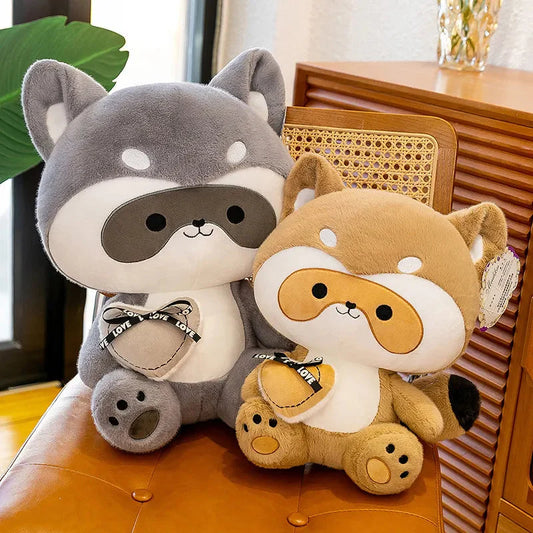 Coonie and Goonie the Raccoon Plushie Buddies