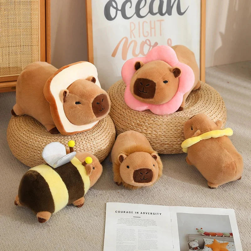 Cosplay Laying Capybara Animal Plush