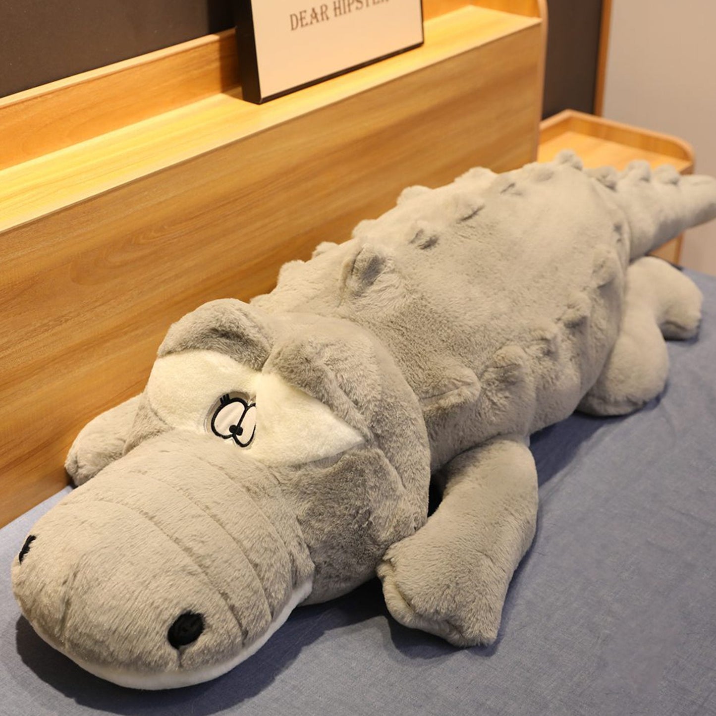 Giant Crocodile Companion Plush