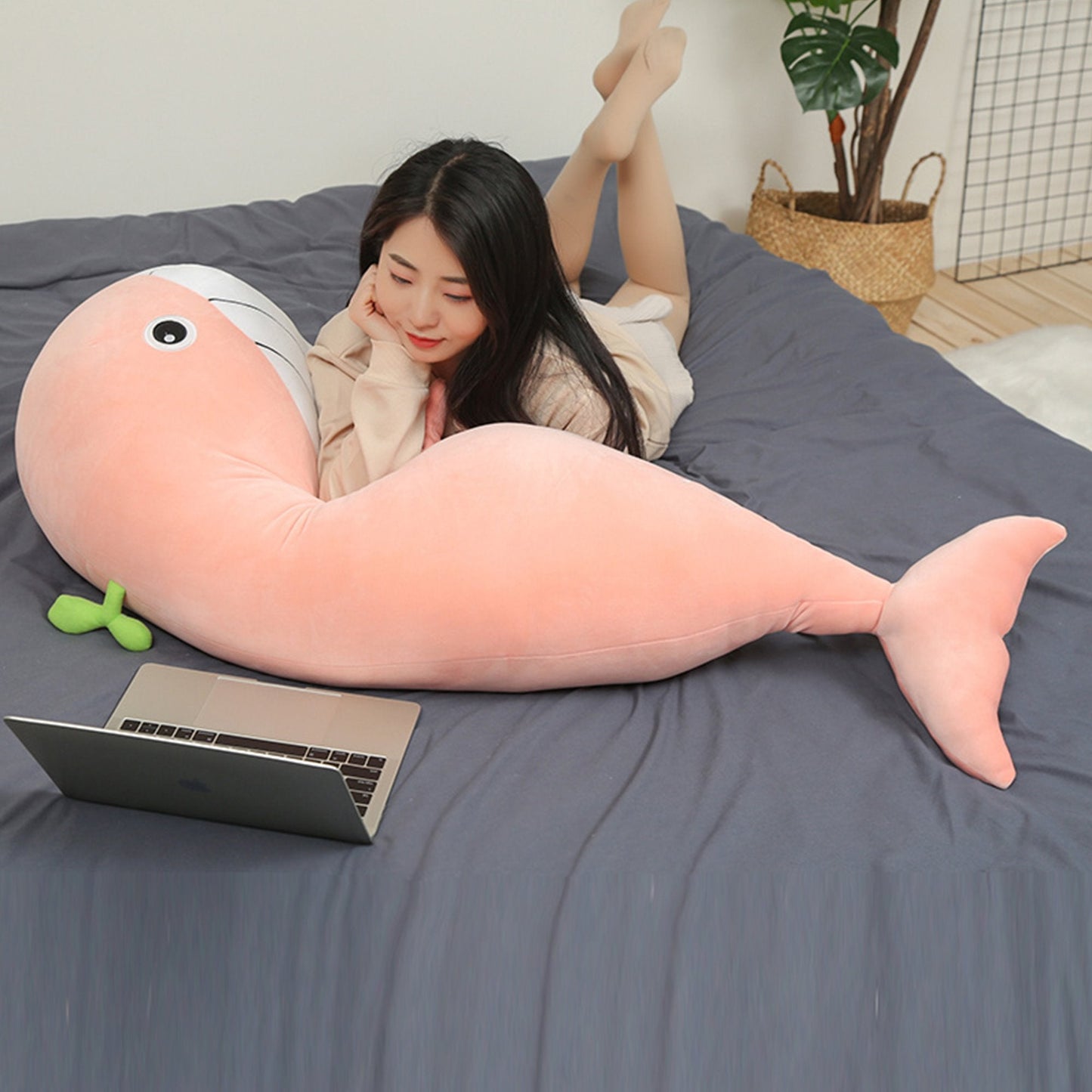 A Pod of Cuddly Whale Plushies