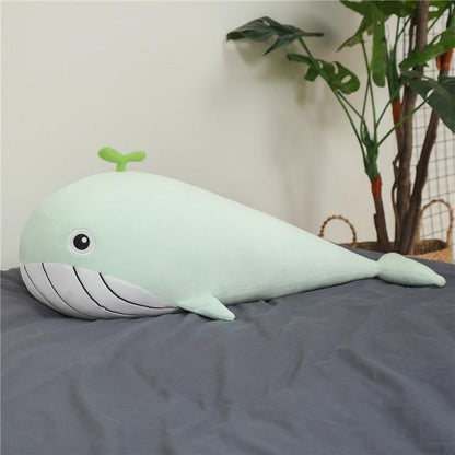 A Pod of Cuddly Whale Plushies