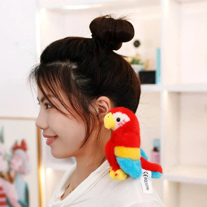 Cute and Colourful Parrot Plushie