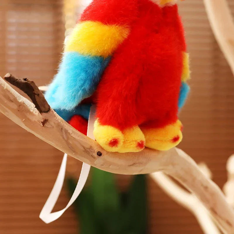 Cute and Colourful Parrot Plushie