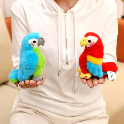 Cute and Colourful Parrot Plushie