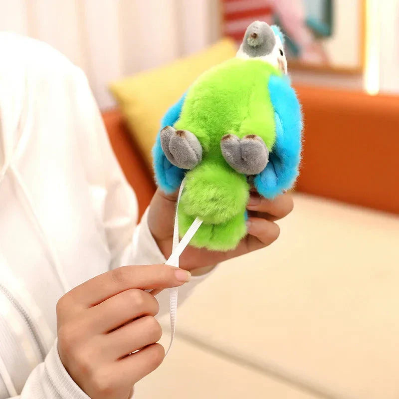 Cute and Colourful Parrot Plushie