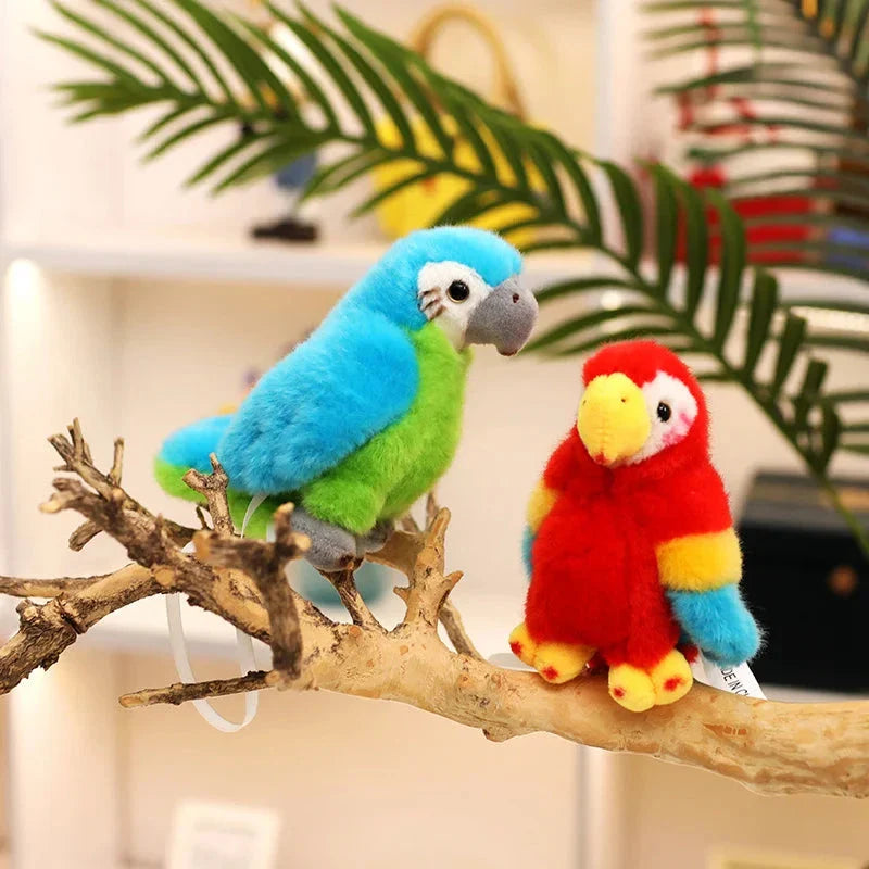 Cute and Colourful Parrot Plushie