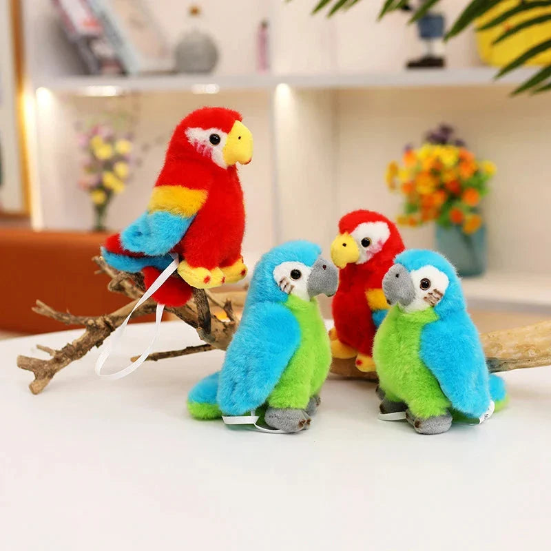 Cute and Colourful Parrot Plushie