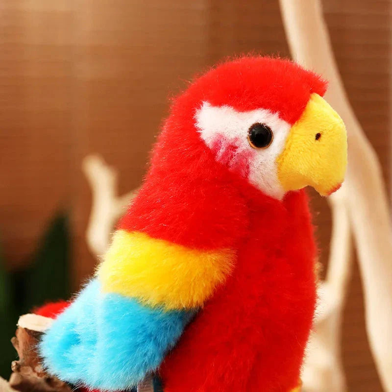 Cute and Colourful Parrot Plushie