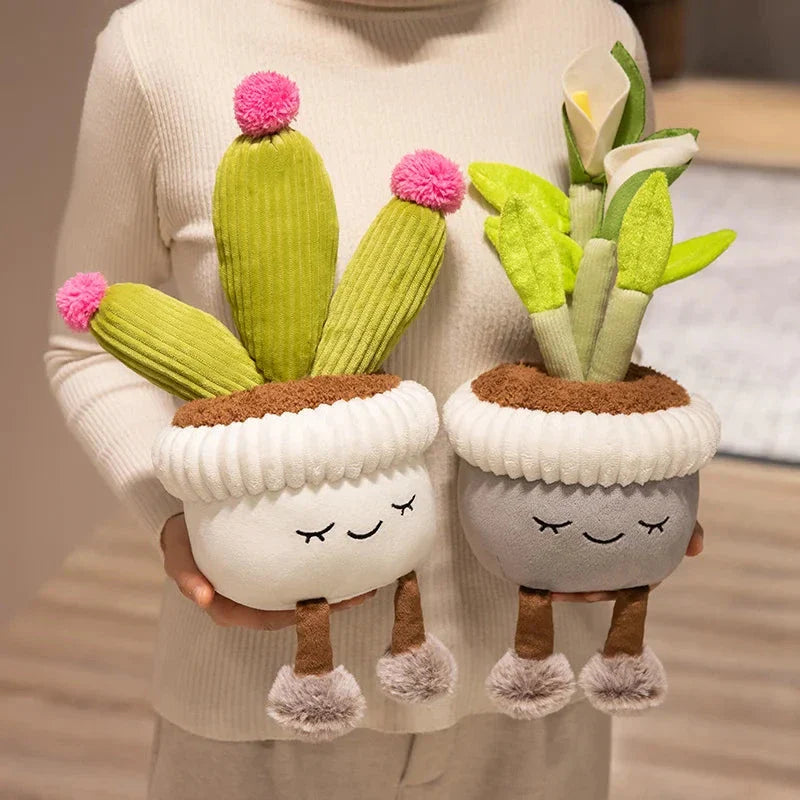 Cute Cactus Flower Plant Plushie
