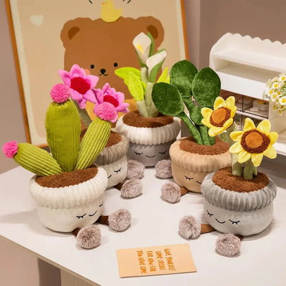 Cute Cactus Flower Plant Plushie