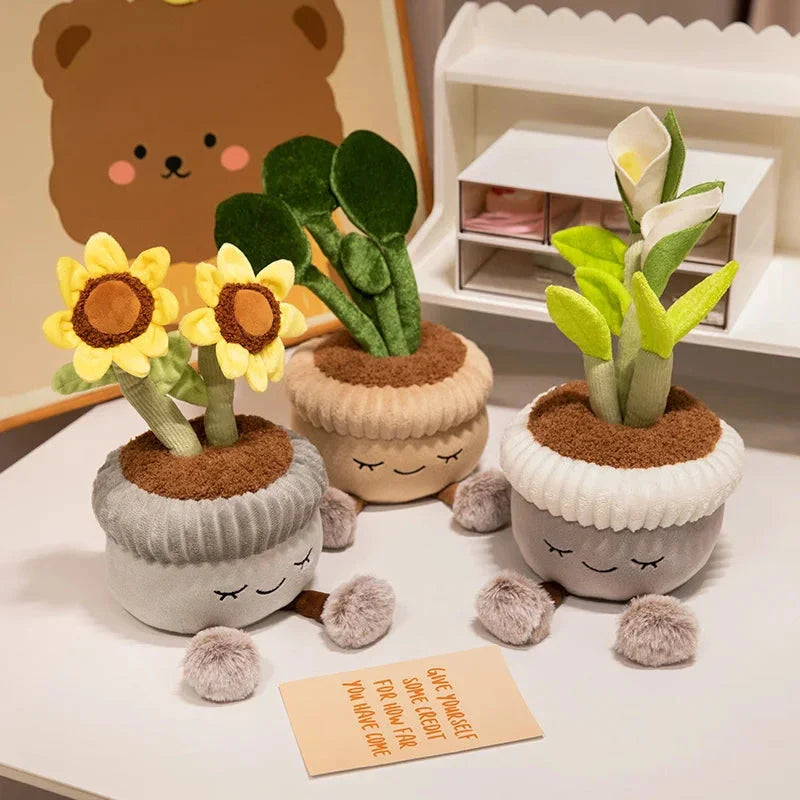 Cute Cactus Flower Plant Plushie