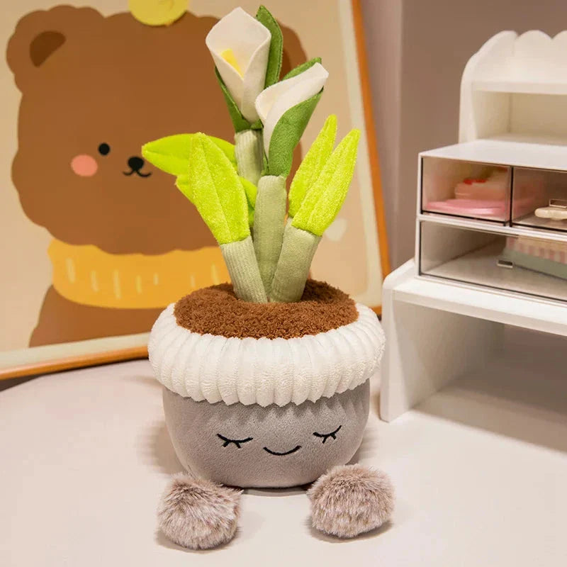 Cute Cactus Flower Plant Plushie
