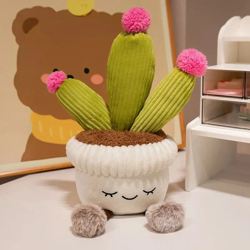 Cute Cactus Flower Plant Plushie