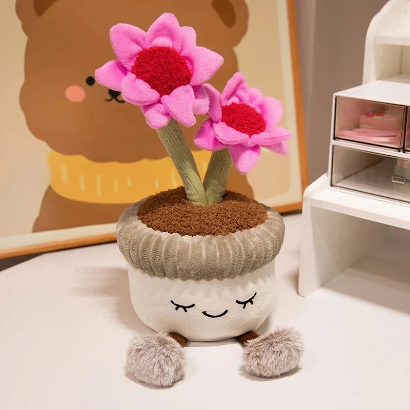 Cute Cactus Flower Plant Plushie