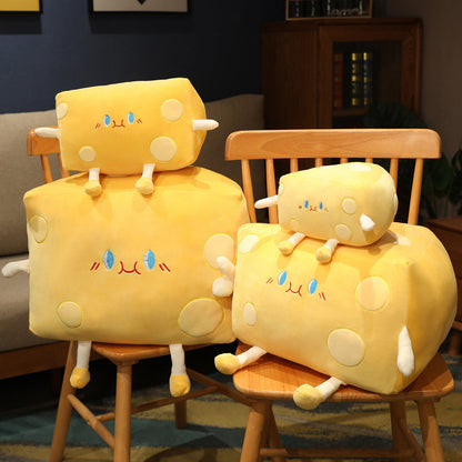 Cute Cheese Block Plushie