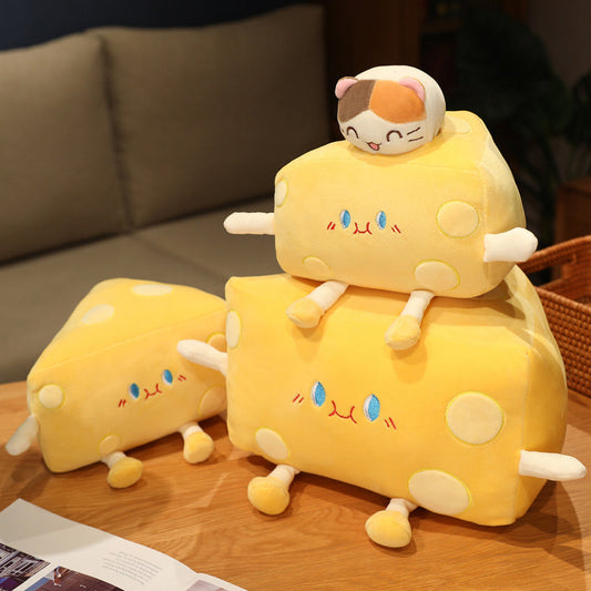 Cute Cheese Block Plushie