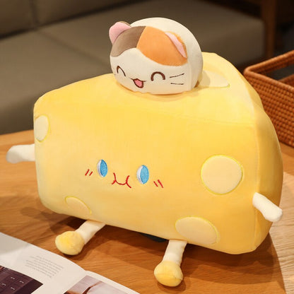 Cute Cheese Block Plushie