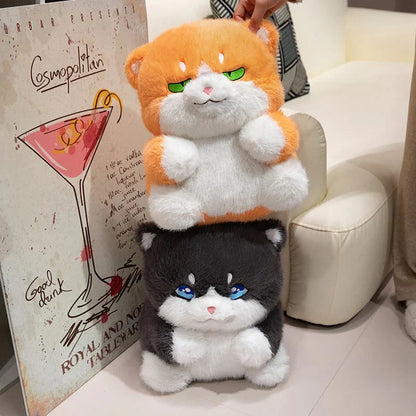 Cute Chubby Gray Ginger Cat Plushies