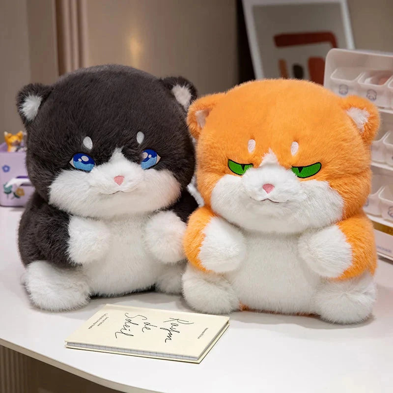 Cute Chubby Gray Ginger Cat Plushies