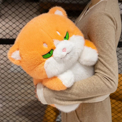 Cute Chubby Gray Ginger Cat Plushies
