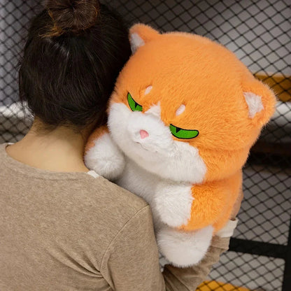 Cute Chubby Gray Ginger Cat Plushies