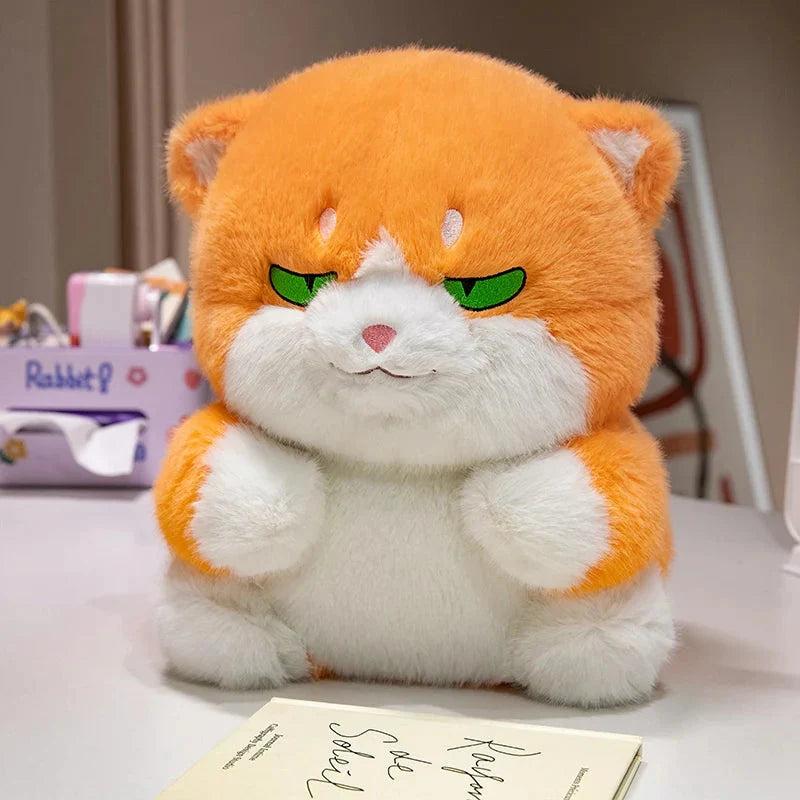 Cute Chubby Gray Ginger Cat Plushies