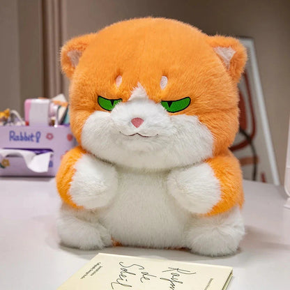 Cute Chubby Gray Ginger Cat Plushies