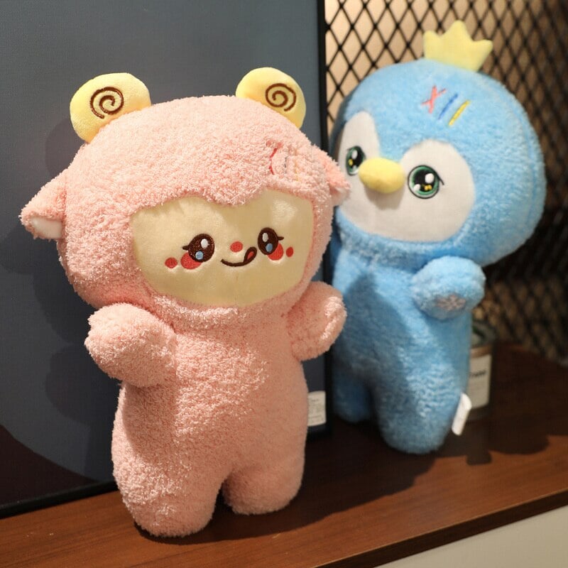Cute Fluffy Animal Plushie Mascots