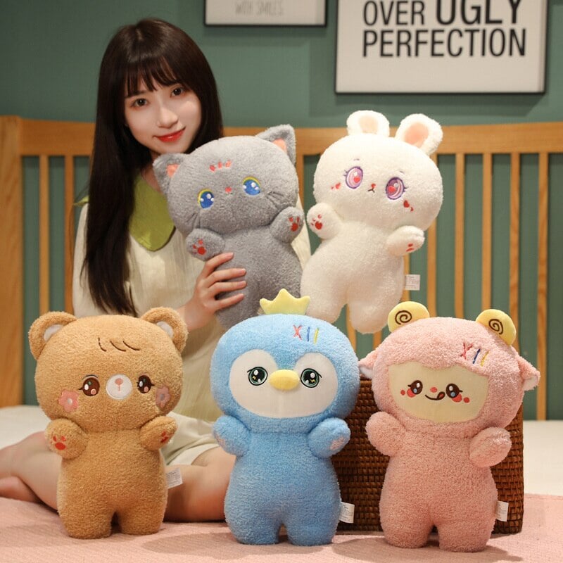 Cute Fluffy Animal Plushie Mascots