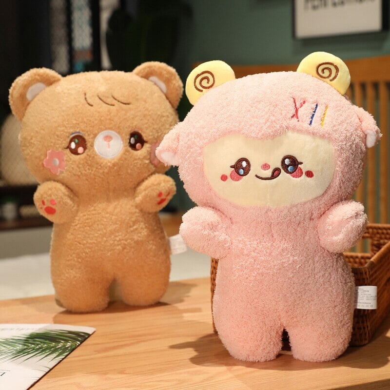 Cute Fluffy Animal Plushie Mascots