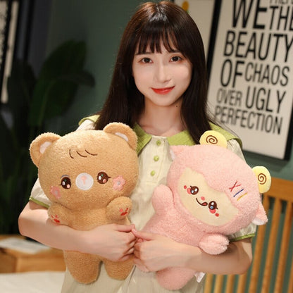 Cute Fluffy Animal Plushie Mascots