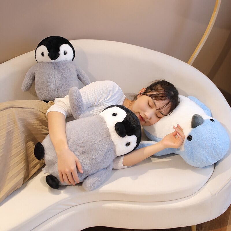 Cute Fluffy Penguin Walrus Plushies