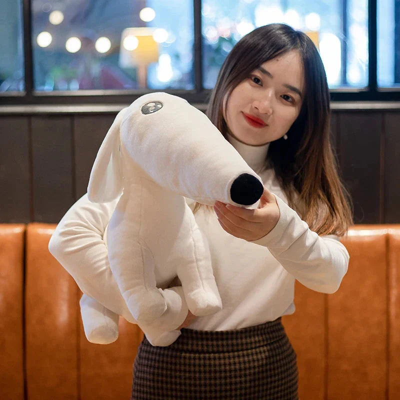 Cute Long Nose Borzoi Dog Plush