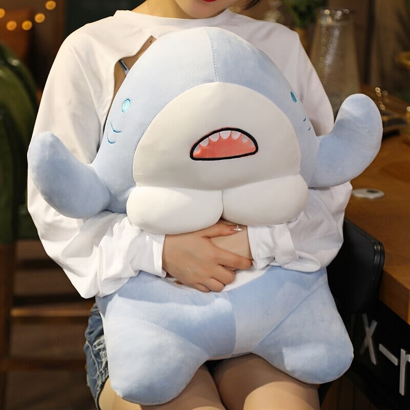 Cute Muscle Shark Plushies | NEW