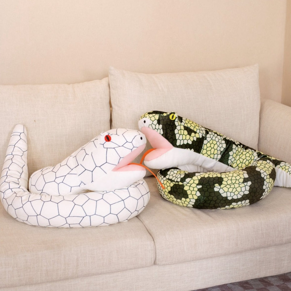 Diablo & Ivy the 63" Snake Plushies
