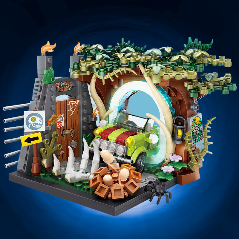 Dinosaur Kingdom Space Travel Micro Building Sets