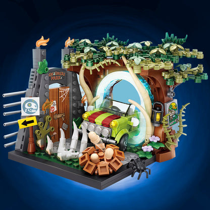 Dinosaur Kingdom Space Travel Micro Building Sets