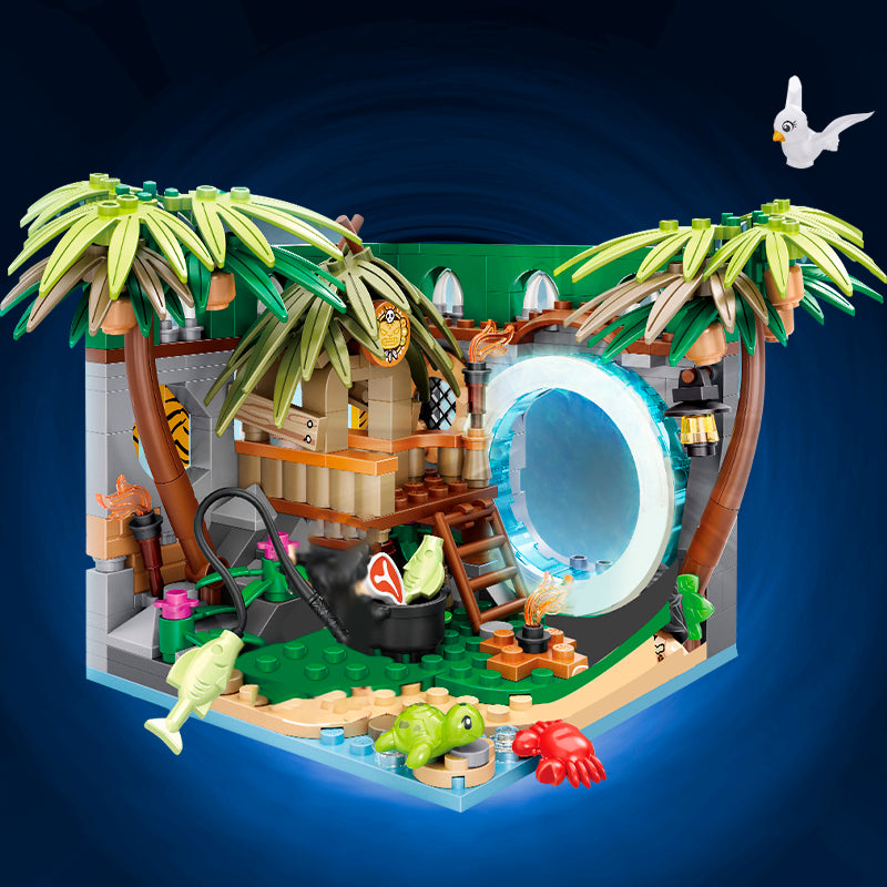 Dinosaur Kingdom Space Travel Micro Building Sets