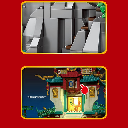 Dragon Palace Mountain LED Light Building Set