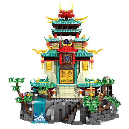 Dragon Palace Mountain LED Light Building Set