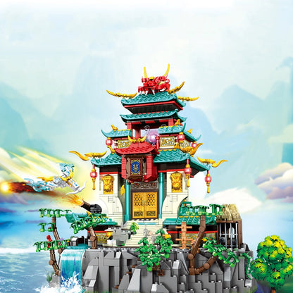Dragon Palace Mountain LED Light Building Set