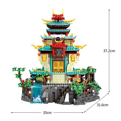 Dragon Palace Mountain LED Light Building Set
