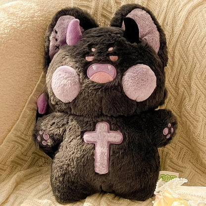 Evil Kawaii Fluffy Fox Halloween Plushies