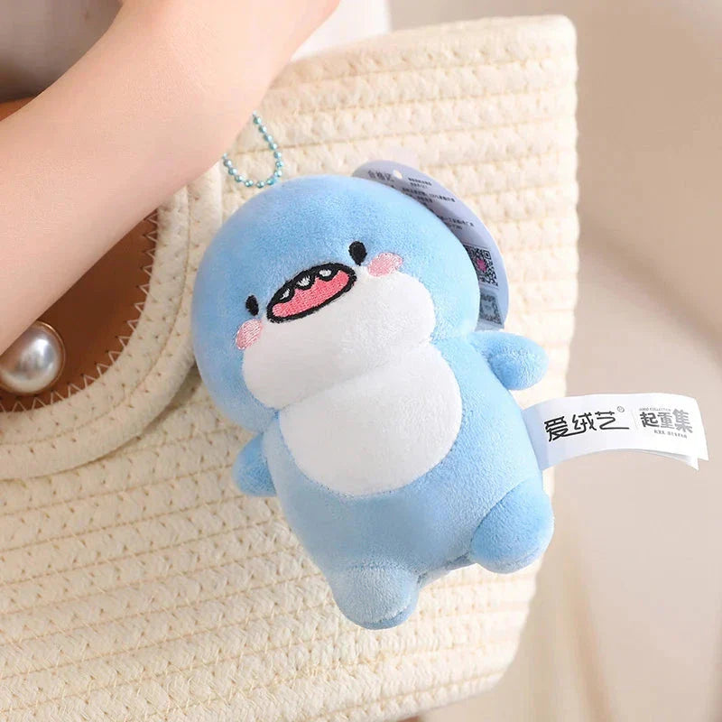 Fatty Blue Cartoon Shark Plush