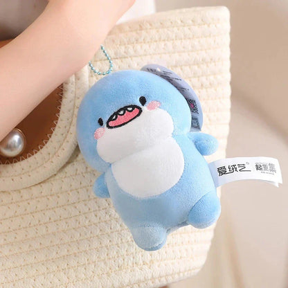 Fatty Blue Cartoon Shark Plush